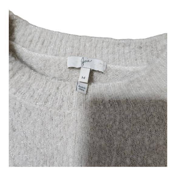 Joie Stevan Snow Sparkly Sweater Size Medium - Picture 5 of 7